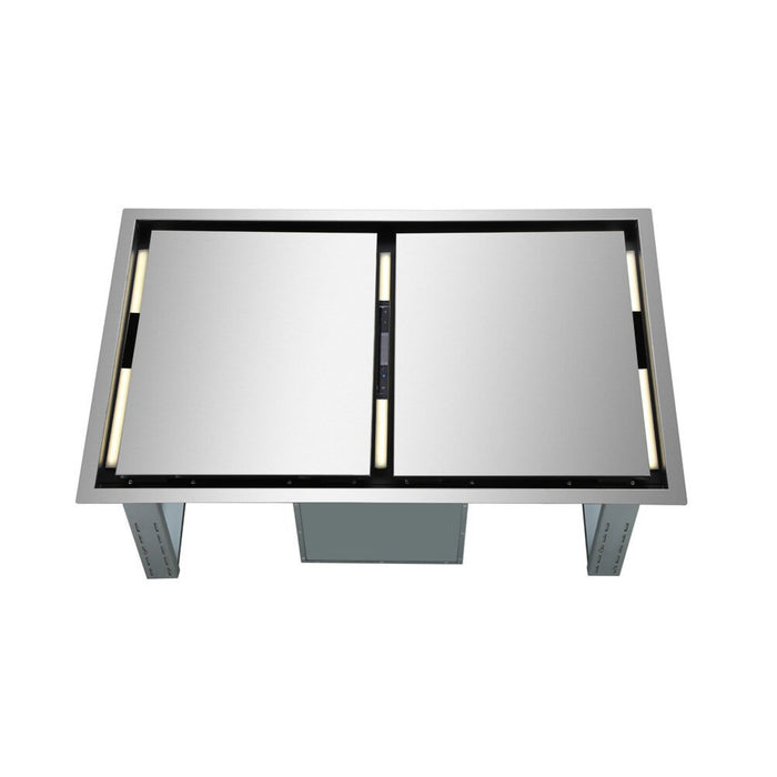 Forno Arezzo - 44 In. Celling Range Hood with 1,200 CFM, FRHRE5312-44