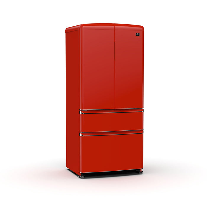 Forno Luigi 33" 18 cu. ft. French Door Refrigerator in Red, FFFFD1791-33RED