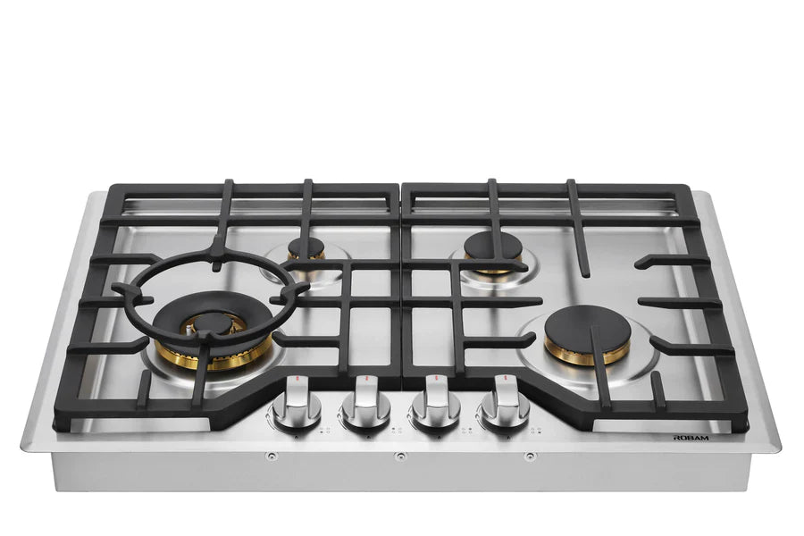 Robam 30 Inch 4 Burners Gas Cooktop in Stainless Steel, ROBAM-G413