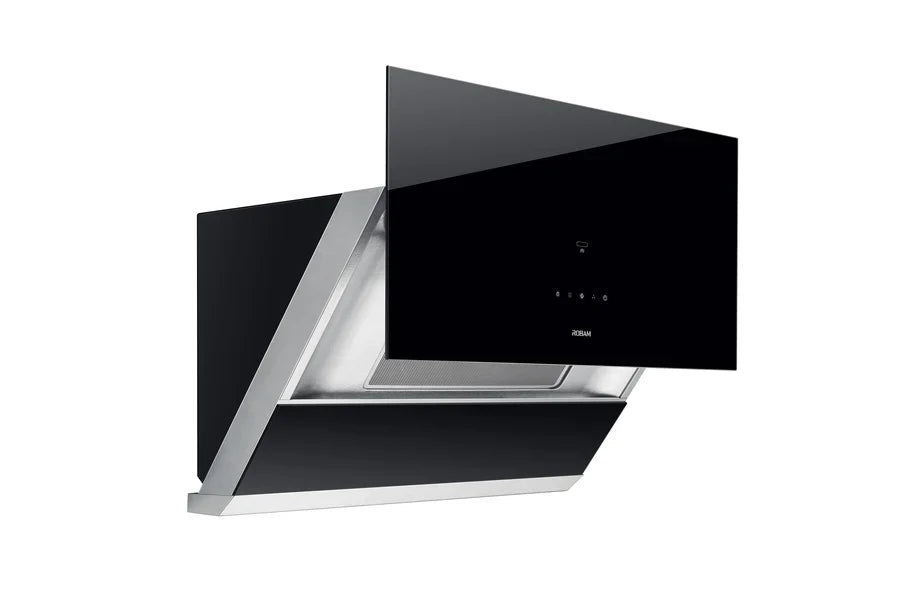 Robam 30 Inch Ducted Tempered Glass Undercabinet Range Hood In Onxy Black, ROBAM-A671