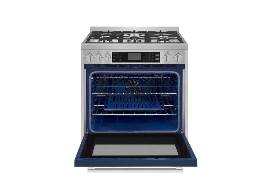 Robam 30 Inch Freestanding Gas Range with 5 Sealed Burners, 5.0 cu. ft. Oven in Stainless Steel, ROBAM-G517K