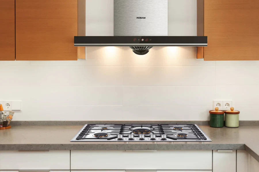 Robam 36 Inch 5 Burners Gas Cooktop in Stainless Steel, Robam-G515