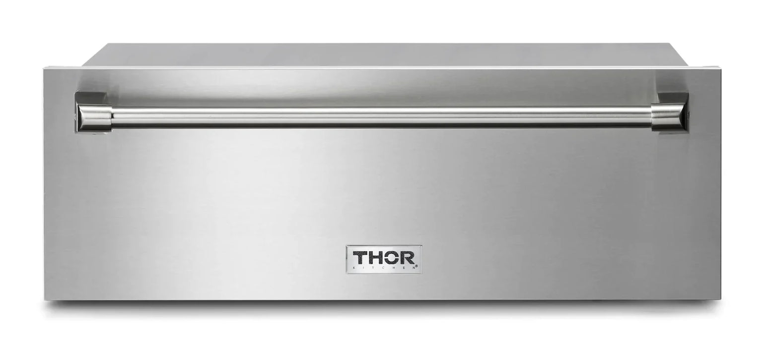 Thor Kitchen 2-Piece Pro Appliance Package - 30-Inch Electric Wall Oven & Warming Drawer in Stainless Steel