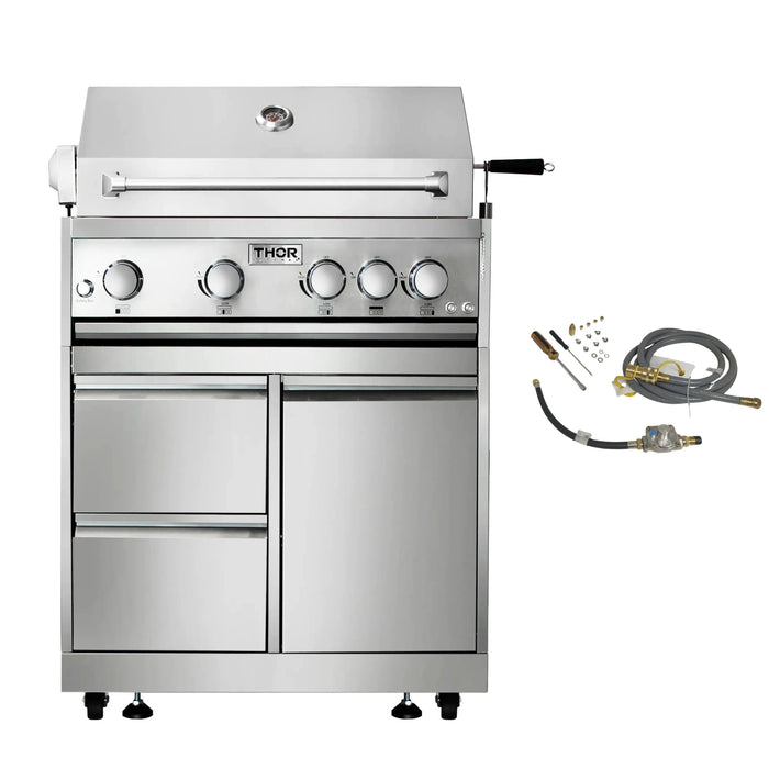 Thor Kitchen 2-Piece Outdoor Kitchen Grill Package