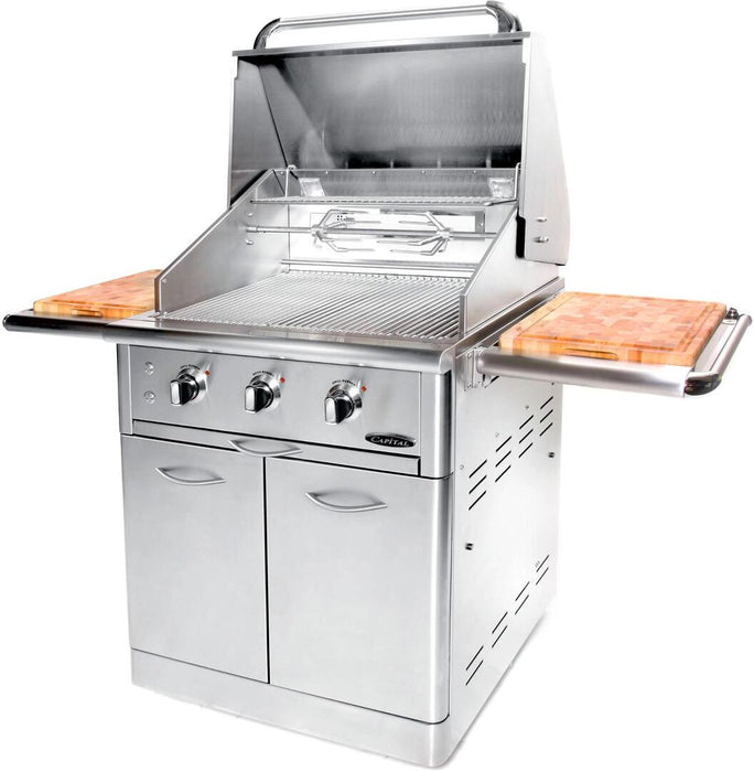 Capital 30" Precision Series Built-In Natural Gas / Liquid Propane Grill with Rotisserie in Stainless Steel (CG30RBIN/L)