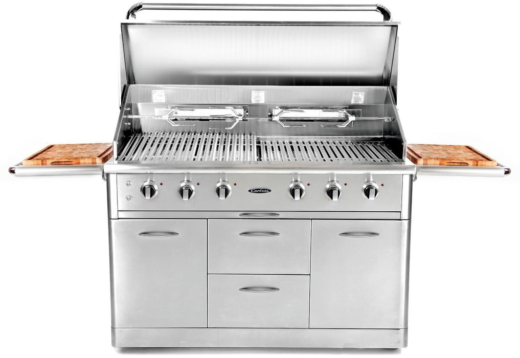 Capital 52" Precision Series Built-In Natural Gas/Liquid Propane Grill with Standard and Infrared Burners in Stainless Steel (CG52RBIN/L)