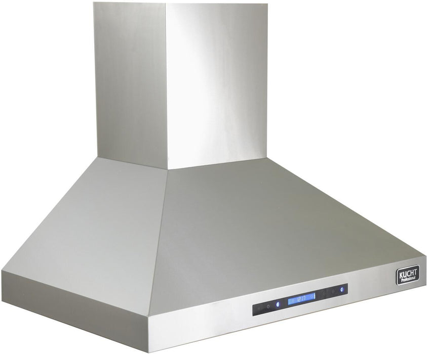 Kucht Professional 36 in. 5.2 cu ft. Natural Gas Range, Range Hood, Dishwasher & Microwave Drawer Package, AP-KNG361-S-4