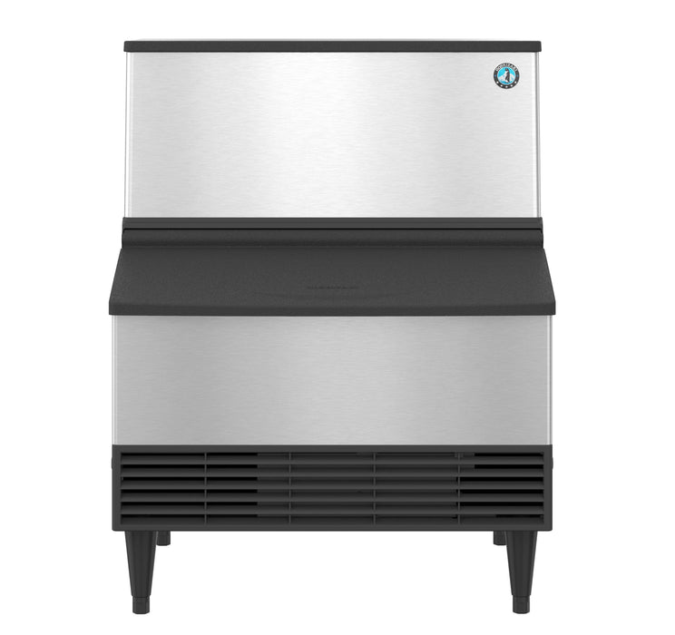 Hoshizaki KM-301BWJ, Crescent Cuber Icemaker, Water-cooled, Built in Storage Bin