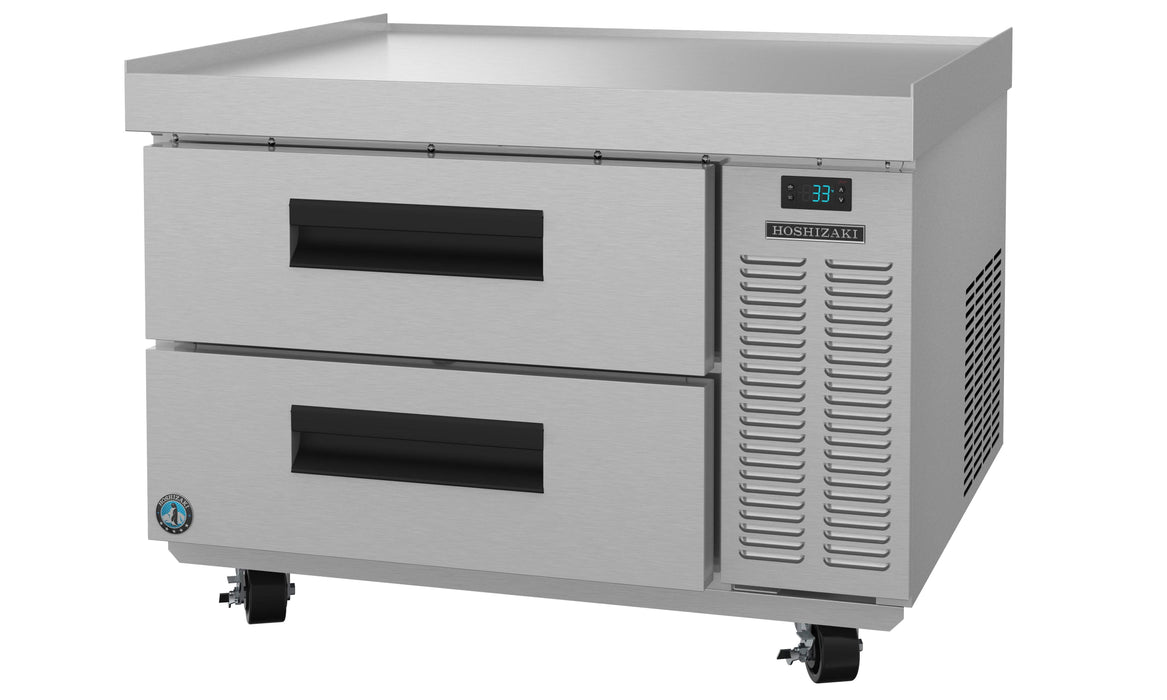 Hoshizaki CR36A, Refrigerator, Single Section Chef Base Prep Table, Stainless Drawers