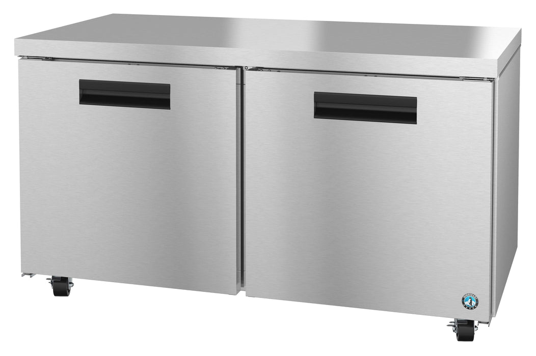 Hoshizaki UR60A-01, Refrigerator, Two Section Undercounter, Stainless Doors with Lock