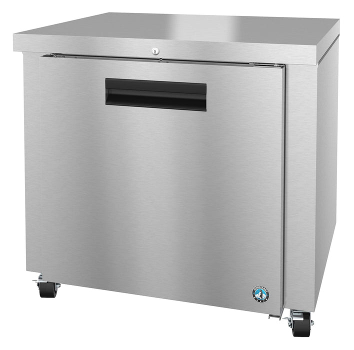 Hoshizaki UR36A-01, Refrigerator, Single Section Undercounter, Stainless Door with Lock