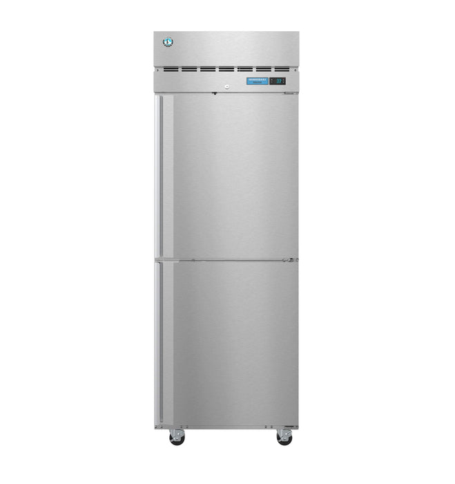 Hoshizaki F1A-HS, Freezer, Single Section Upright, Half Stainless Doors with Lock