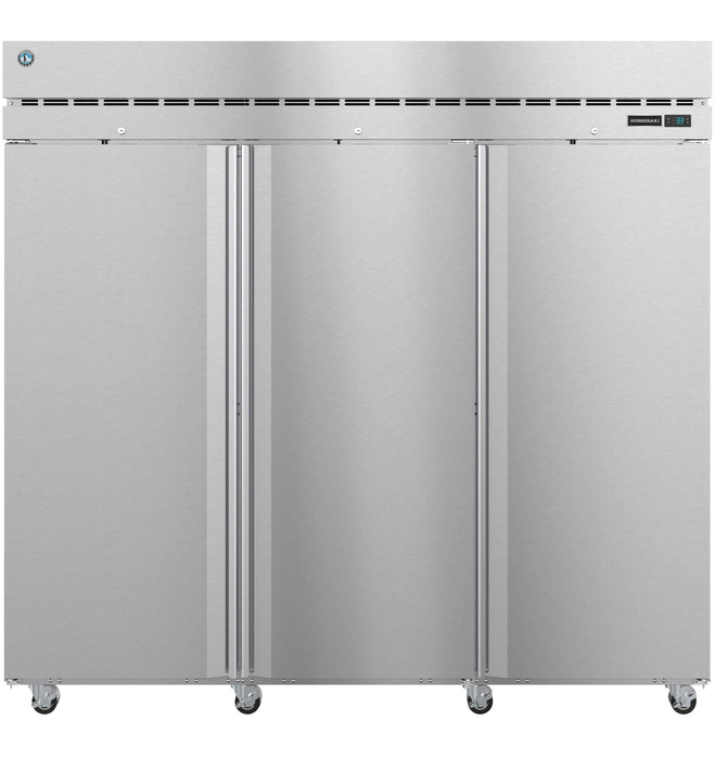 Hoshizaki F3A-FS, Freezer, Three Section Upright, Full Stainless Doors with Lock