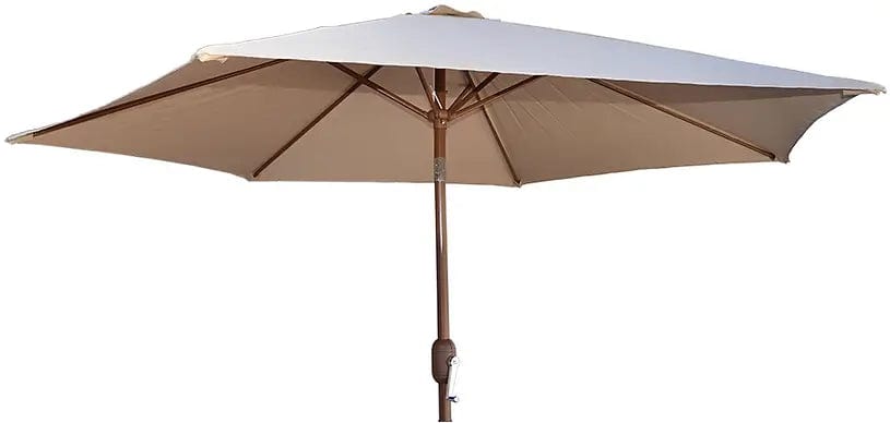 Kokomo Grills 9-inch Outdoor Kitchen Umbrella Hand Crank and Tilt Beige Color