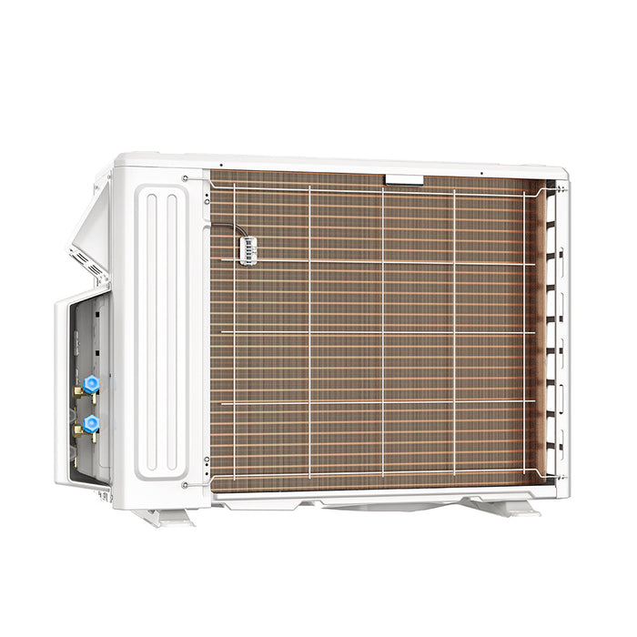 MRCOOL DIY Mini Split - 21,000 BTU 2 Zone Ceiling Cassette Ductless Air Conditioner and Heat Pump with 25 and 35 ft. Install Kit, DIYM218HPC01C08