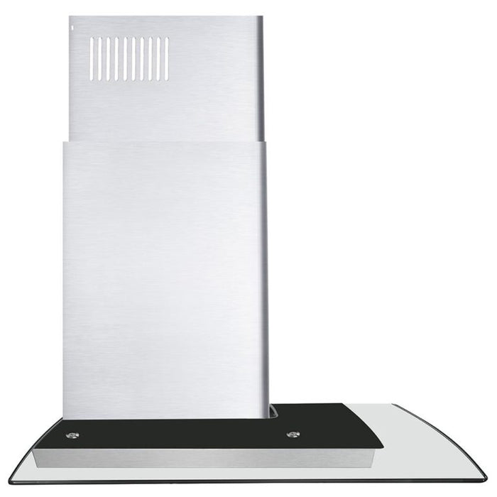 Cosmo Package - 30" Electric Range, Wall Mount Range Hood, Refrigerator with Ice Maker and Dishwasher, COS-4PKG-032