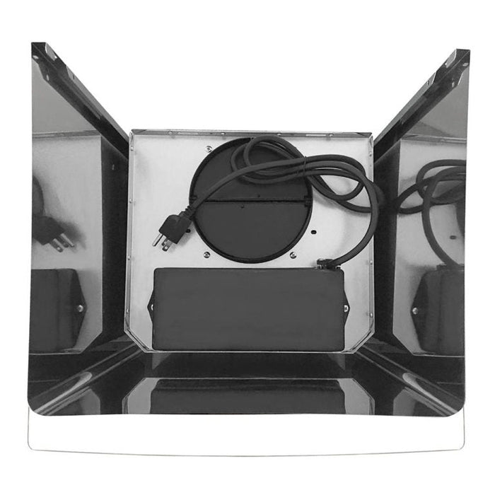 Cosmo Package - 30" Gas Range, Wall Mount Range Hood, Dishwasher and Wine Cooler, COS-4PKG-098