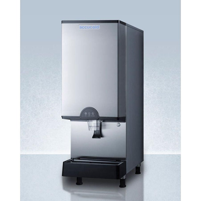 Summit 17 in. Commercial Countertop Ice and Water Dispenser with 378 Lbs. Daily Ice Production, 30 Lbs. Ice Storage Capacity - AIWD450