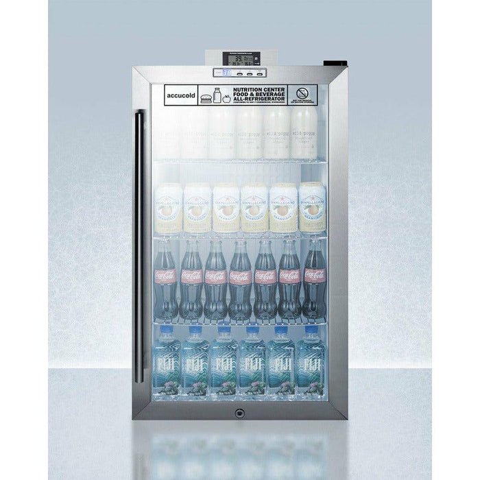 Summit 19 in. Wide Beverage Center - SCR486LNZ