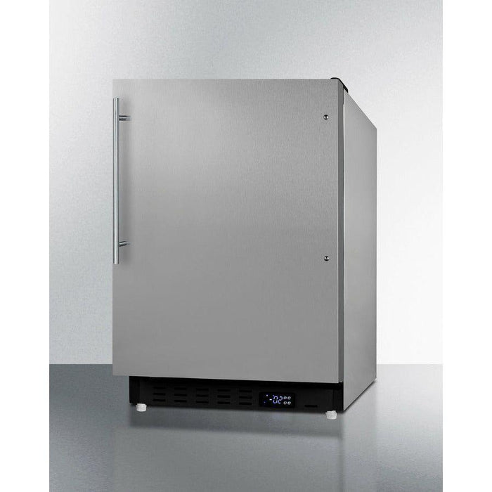 Summit 20 in. Wide 2.68 Cu. Ft. Freezer with Temperature Alarm - ALFZ37BCSS