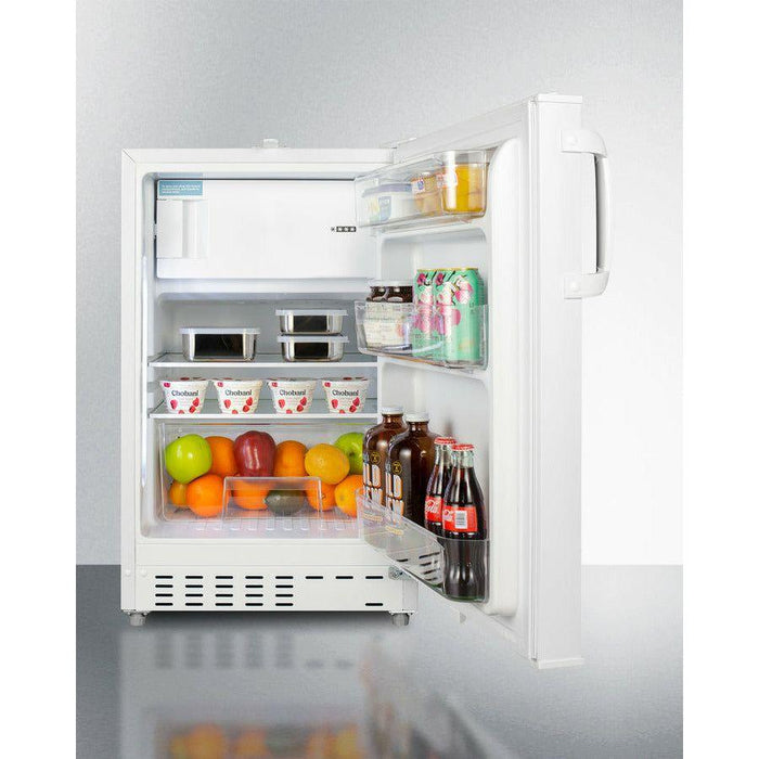 Summit 20 in. Wide, 2.68 Cubic Feet cu. ft. Mini Fridge with Freezer - ALRF48