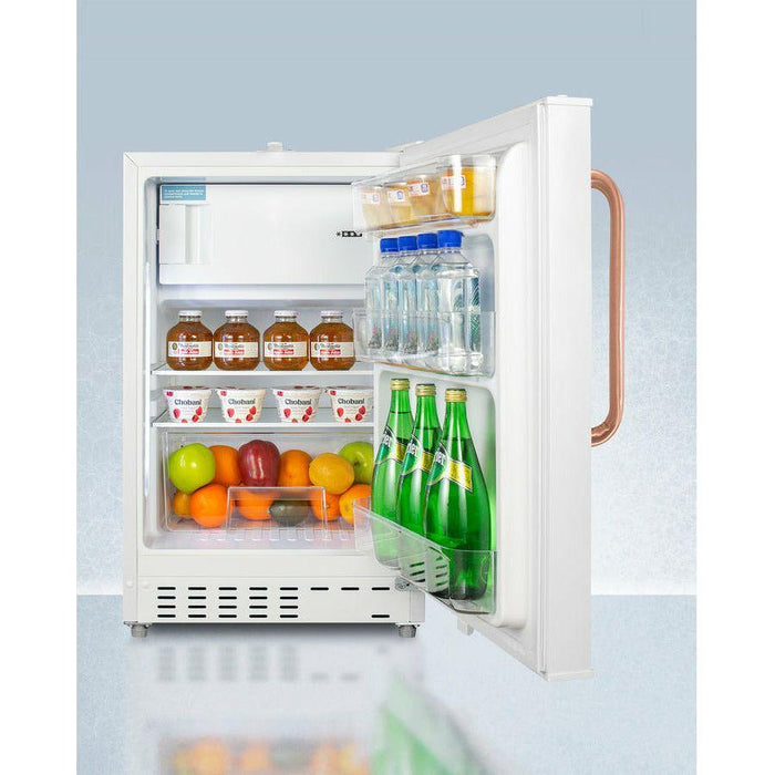 Summit 20 in. Wide Built-in Refrigerator-Freezer, ADA Compliant - ADA302RFZTBC