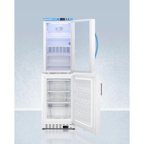 Summit 20 In. Wide Vaccine Refrigerator/freezer Combination ARG3PV-ADA305AFSTACK