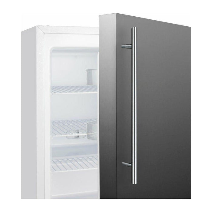 Summit 21 in. Wide, 2.68 Cu. Ft. Freezer with Temperature Alarm - ALFZ36SS