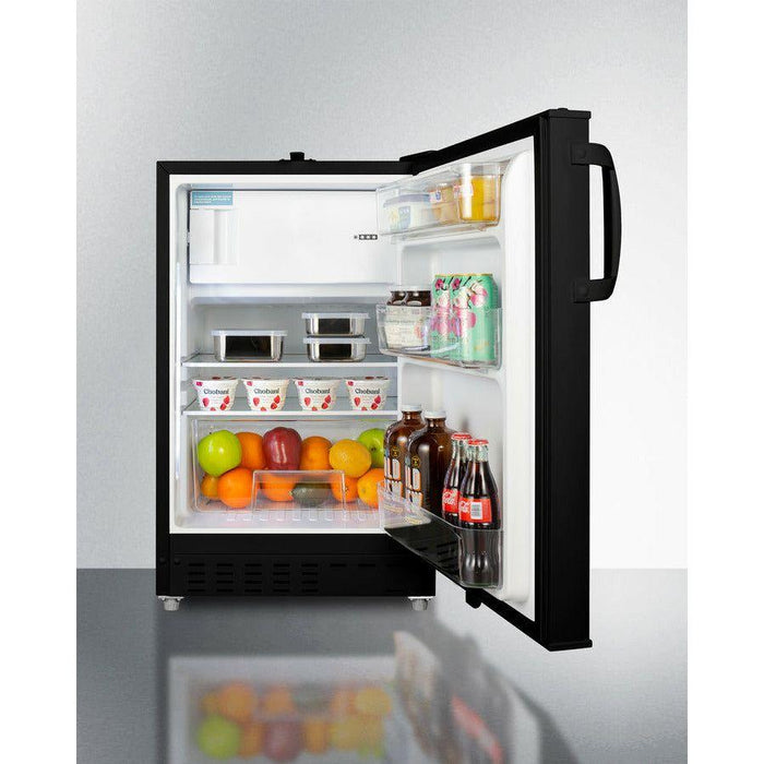 Summit 21 Inch Wide 2.68 Cu. Ft. Compact Refrigerator with Adjustable Shelves - ALRF49B