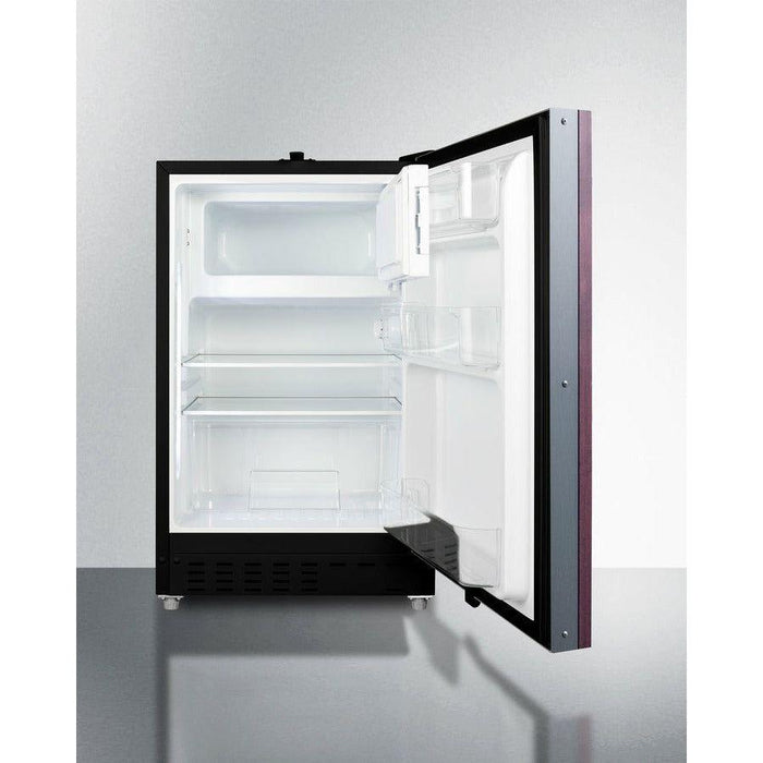 Summit 21 Inch Wide 2.68 Cu. Ft. Compact Refrigerator with Adjustable Shelves - ALRF49BIF