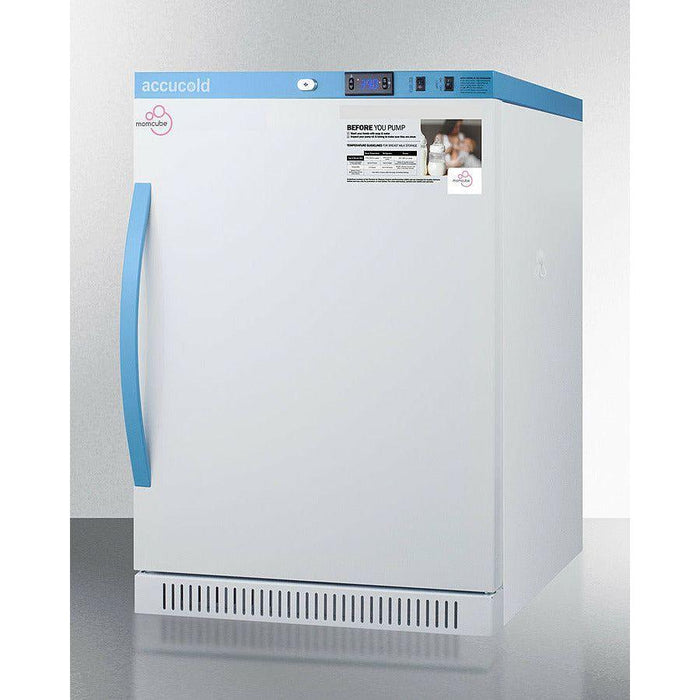 Summit 23 in. MOMCUBE™ 6 Cu.Ft. Breast Milk Refrigerator, ADA Height - MLRS6MCLK