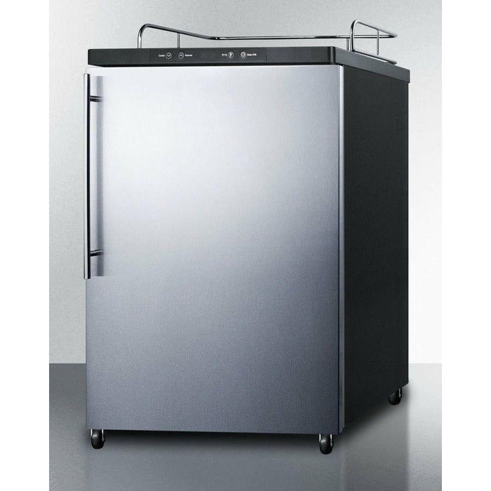 Summit 24 in. Freestanding Beer Dispenser , Wide Kegerator - SBC635M7NK