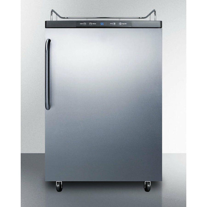 Summit 24 in. Freestanding Beer Dispenser , Wide Kegerator - SBC635M7NK