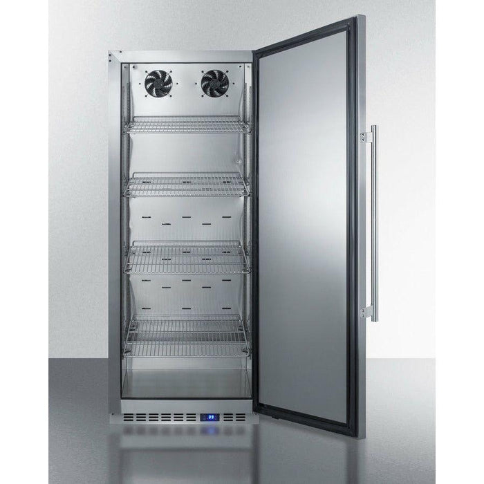 Summit 24 in. Stainless Steel 10.1 Cu. ft. All Refrigerator - FFAR121SS7