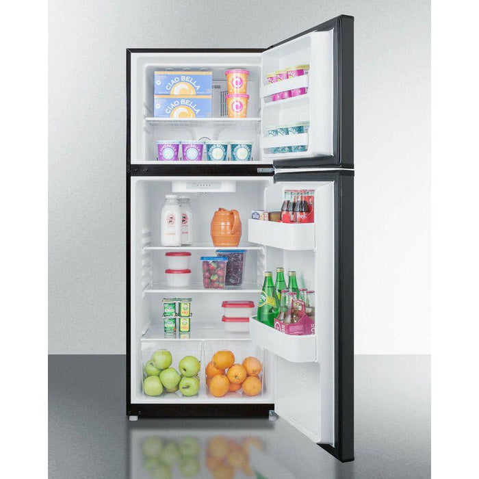 Summit 24 in. Wide 9.9 Cu. Ft. Top Freezer Refrigerator with ADA Compliant Design - FF1072B