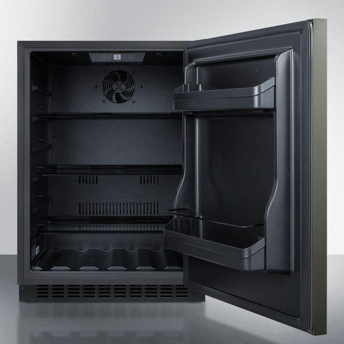 Summit 24 in. Wide Built-In All-Refrigerator, ADA Compliant - AL54KSHH