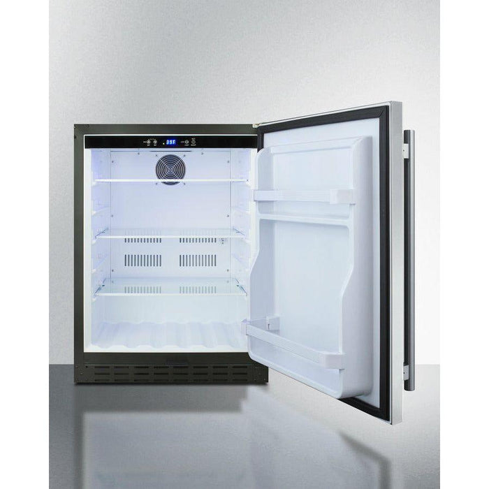 Summit 24 in. Wide Built-In All-Refrigerator, ADA Compliant - AL55