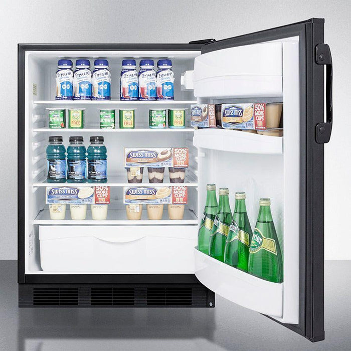 Summit 24 in. Wide Built-in All-Refrigerator, ADA Compliant - FF6BKBI7ADA