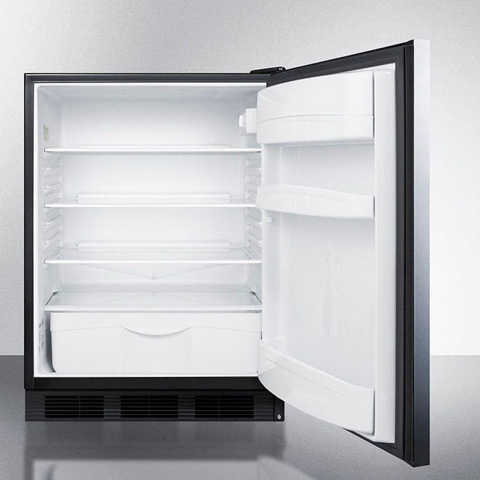 Summit 24 in. Wide Built-In All-Refrigerator, ADA Compliant - FF6BKBI7SS