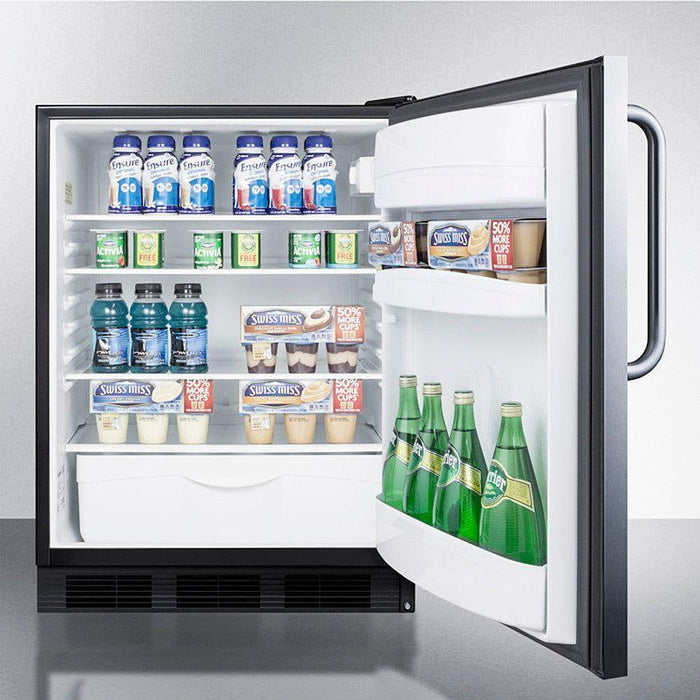 Summit 24 in. Wide Built-In All-Refrigerator, ADA Compliant - FF6BKBI7SS