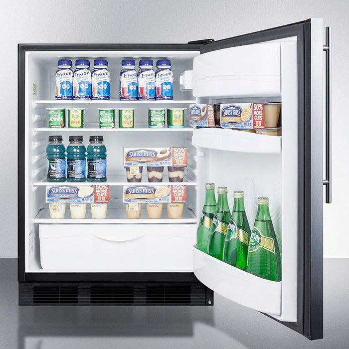 Summit 24 in. Wide Built-In All-Refrigerator, ADA Compliant - FF6BKBISS