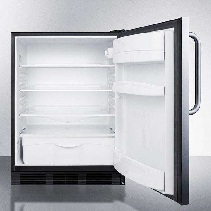 Summit 24 in. Wide Built-In All-Refrigerator, ADA Compliant - FF6BKBISS