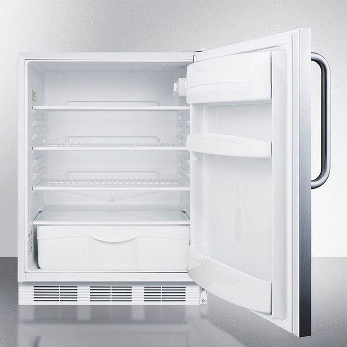 Summit 24 in. Wide Built-in All-Refrigerator, ADA Compliant - FF6LW7CSSADA