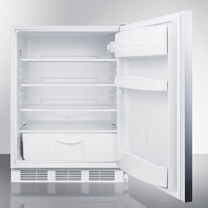 Summit 24 in. Wide Built-In All-Refrigerator, ADA Compliant - FF6LWBI7SS