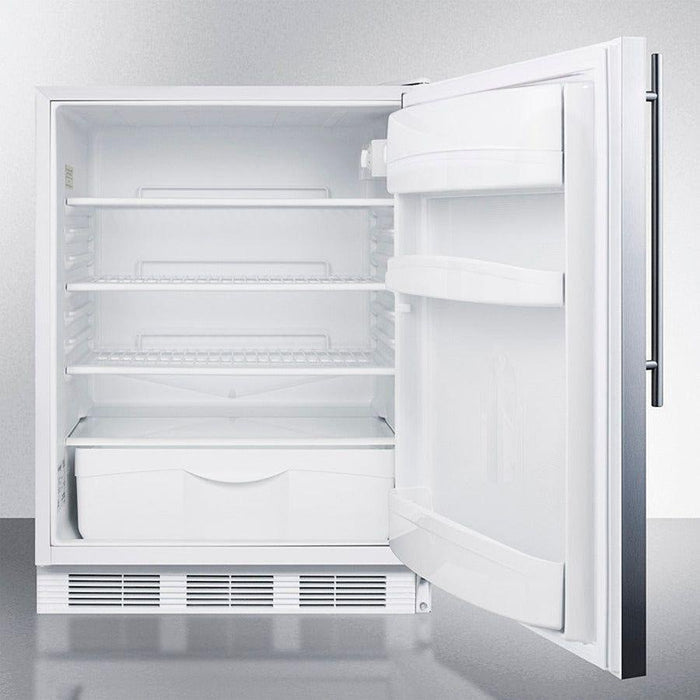 Summit 24 in. Wide Built-In All-Refrigerator, ADA Compliant - FF6WBISS