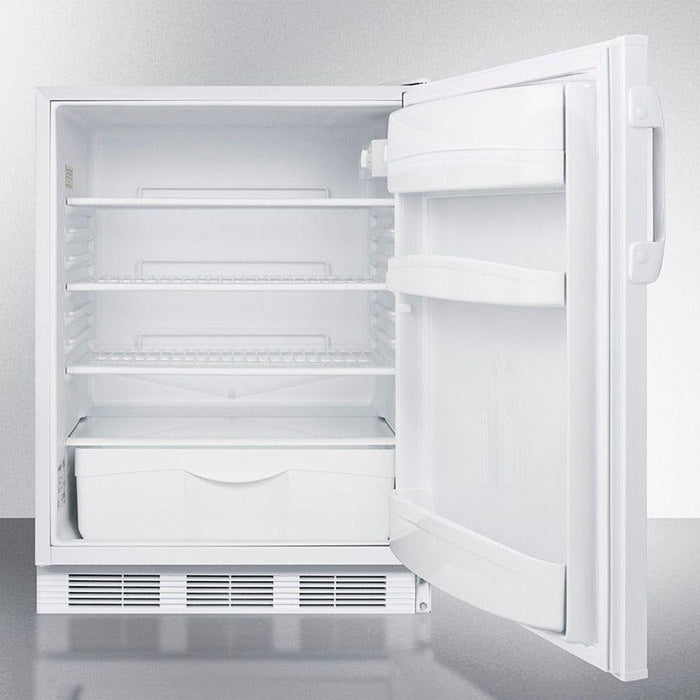 Summit 24 in. Wide Built-In All-Refrigerator, ADA Compliant (Panel Not Included) - FF6LWBI7