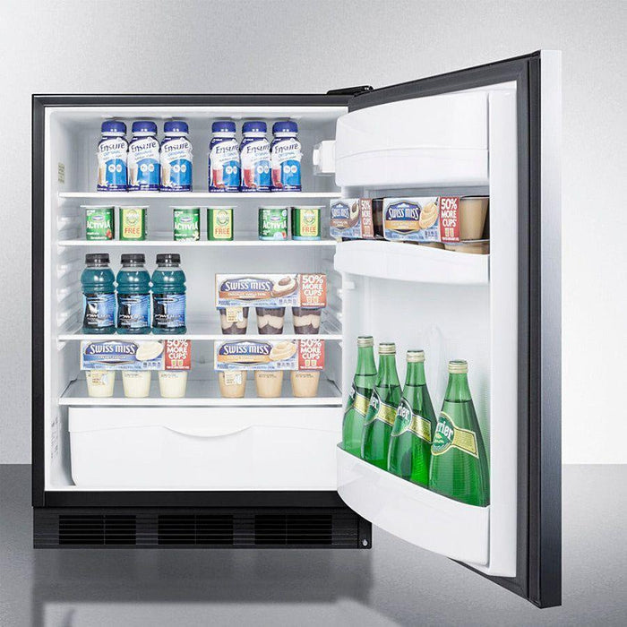 Summit 24 in. Wide Built-in All-refrigerator - FF6BK7SS