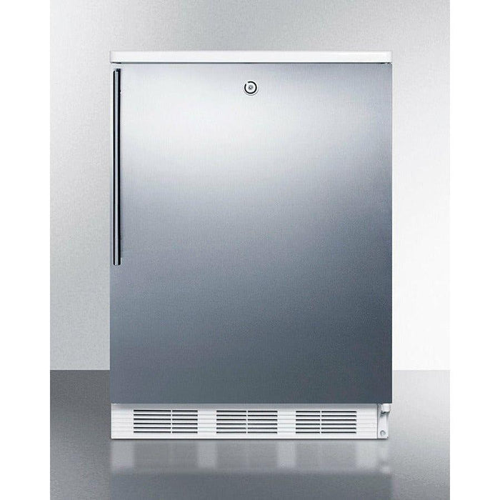 Summit 24 in. Wide Built-In All-Refrigerator - FF6LWBI7SS