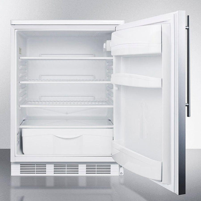 Summit 24 in. Wide Built-In All-Refrigerator - FF6WBI7SS