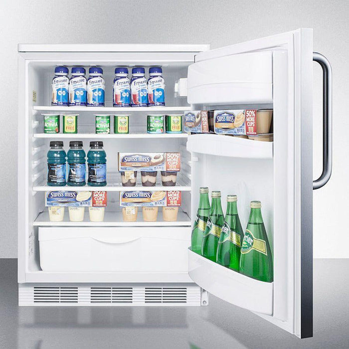 Summit 24 in. Wide Built-In All-Refrigerator - FF6WBI7SS